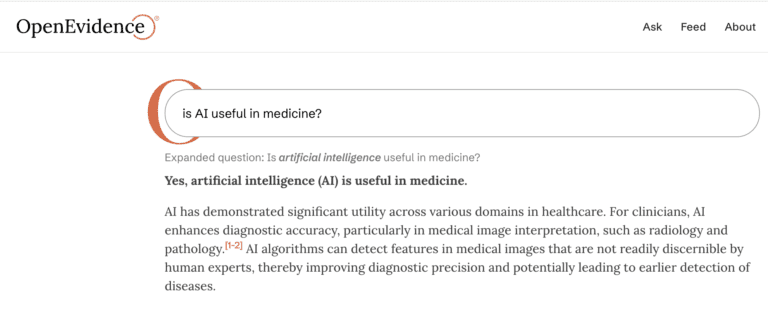 OpenEvidence: The AI for Healthcare Professionals